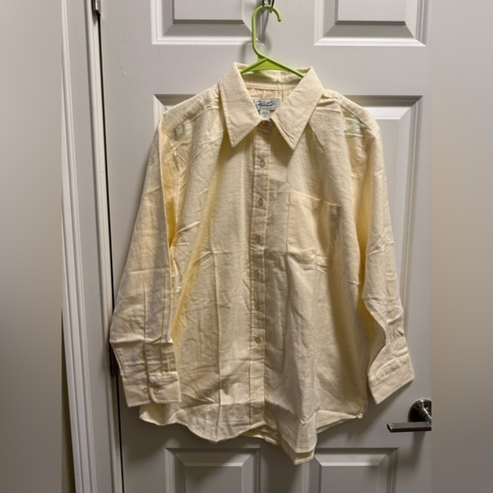 Mens Vintage Haband Long Sleeve Button Down Shirt NWOT